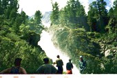 Нижня ступень водопада на р. кони-Айры
